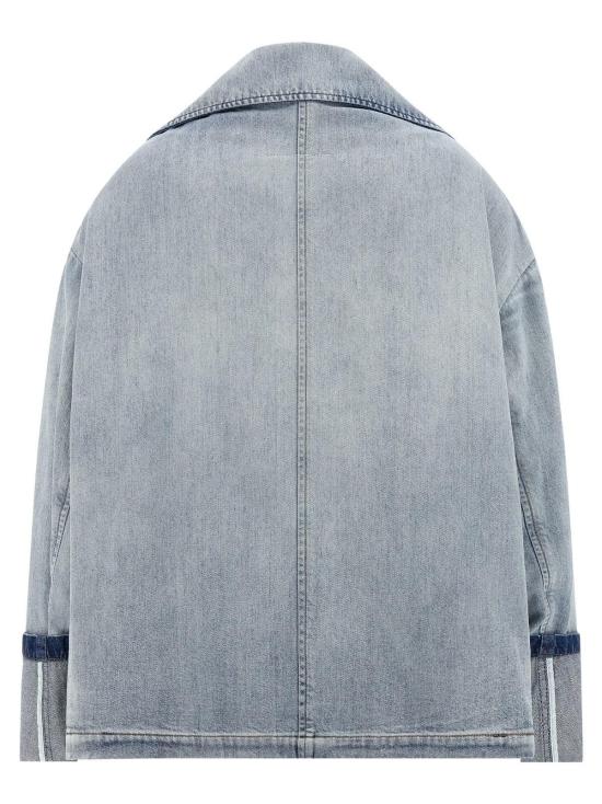  MM6 메종마르지엘라 데님 자켓 Mm6 메종 마르지엘라 코튼 데님 재킷 - MM6 MAISON MARGIELA