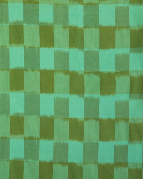  론 비치웨어 Lwn Sello Caftan Handloom Ikat Coverup Jade - LWN