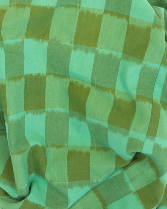  론 비치웨어 Lwn Sello Caftan Handloom Ikat Coverup Jade - LWN