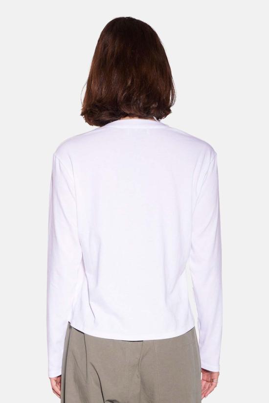  더 타일 클럽 긴팔 티셔츠 WVBCW2510T WHITE - THE TILE CLUB