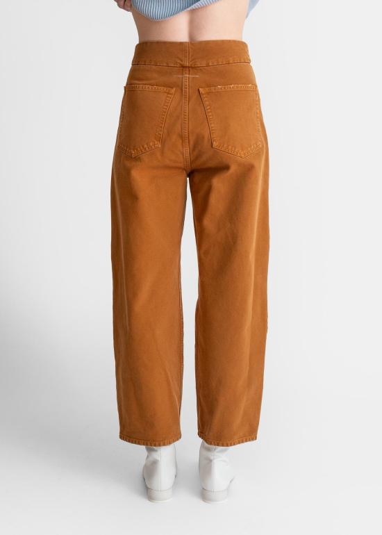  MM6 메종마르지엘라 스트레이트 팬츠 Mm6 Maison Margiela 바지 러스트 - MM6 MAISON MARGIELA