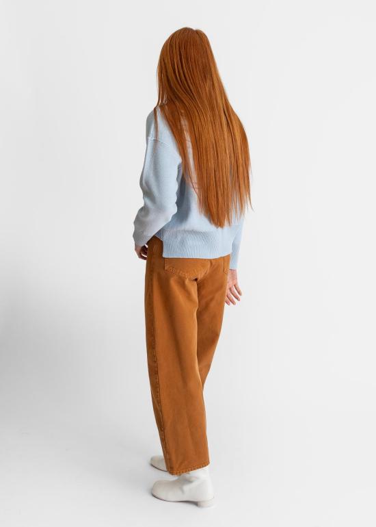  MM6 메종마르지엘라 스트레이트 팬츠 Mm6 Maison Margiela 바지 러스트 - MM6 MAISON MARGIELA