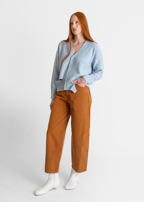  MM6 메종마르지엘라 스트레이트 팬츠 Mm6 Maison Margiela 바지 러스트 - MM6 MAISON MARGIELA