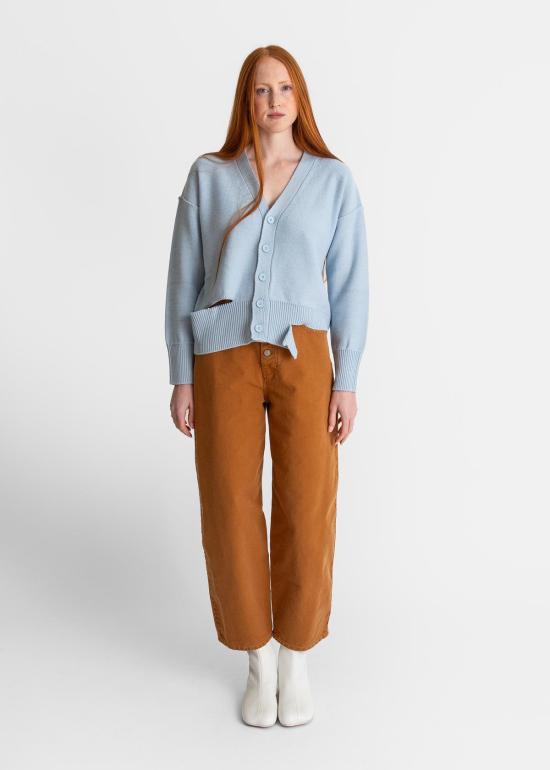  MM6 메종마르지엘라 스트레이트 팬츠 Mm6 Maison Margiela 바지 러스트 - MM6 MAISON MARGIELA
