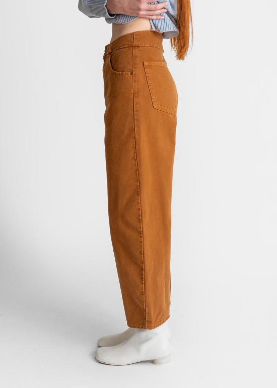  MM6 메종마르지엘라 스트레이트 팬츠 Mm6 Maison Margiela 바지 러스트 - MM6 MAISON MARGIELA