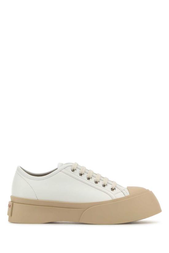  마르니 스니커즈 Marni 화이트 가죽 파블로  Lilywhite