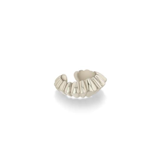  리지 맨들러 파인 주얼리 싱글 이어링 플루티드 크레센트 이어 커프 - LIZZI MANDLER FINE JEWELRY