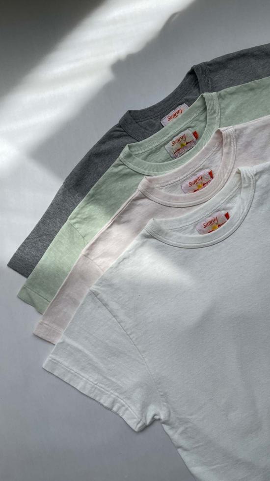  Sunray Spirit 반팔 티셔츠 선레이 스피릿 히아카 피그먼트 염색 티셔츠 씨폼 - OTHER BRANDS