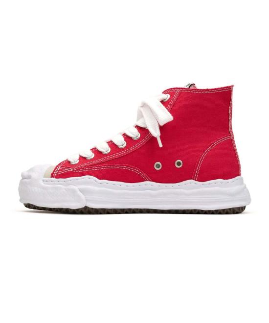  메종 미하라 야스히로 행크 OG 솔 캔버스 하이탑 A05FW701 RED - MAISON MIHARA YASUHIRO