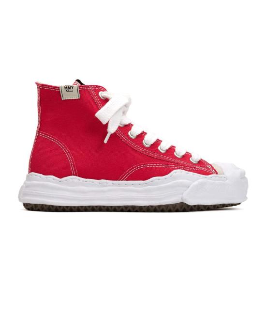  메종 미하라 야스히로 행크 OG 솔 캔버스 하이탑 A05FW701 RED