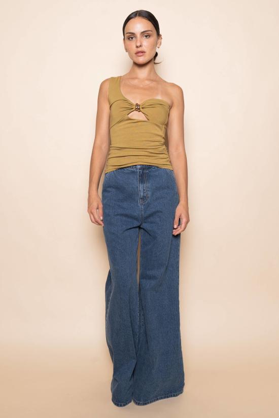  Fore Collection 민소매 티셔츠 포어 컬렉션 마야 원숄더 탱크탑 - OTHER BRANDS