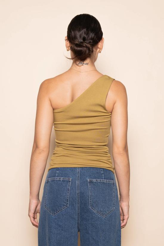  Fore Collection 민소매 티셔츠 포어 컬렉션 마야 원숄더 탱크탑 - OTHER BRANDS