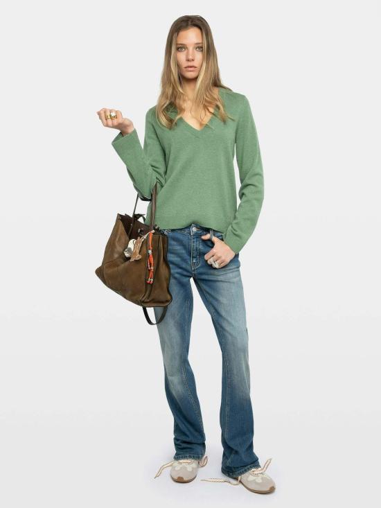  자딕앤볼테르 스웨터 Zadig & Voltaire Vera 패치  Verveine - ZADIG & VOLTAIRE