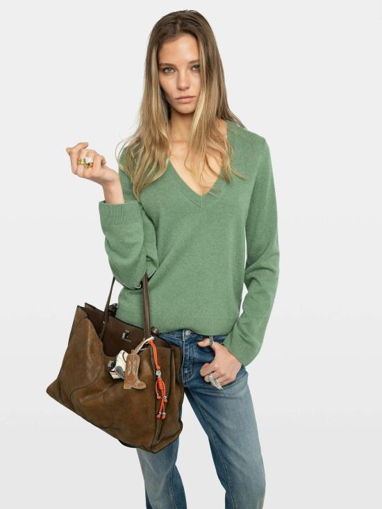  자딕앤볼테르 스웨터 Zadig & Voltaire Vera 패치  Verveine - ZADIG & VOLTAIRE