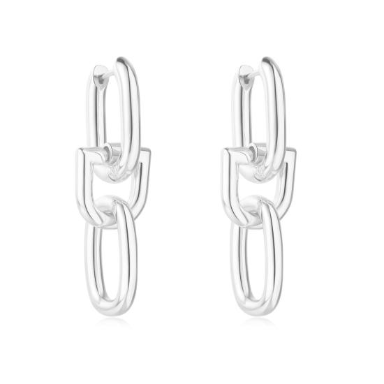  Sahira Jewelry Design 이어링 사히라 주얼리 디자인 카밀라 링크  실버 - OTHER BRANDS
