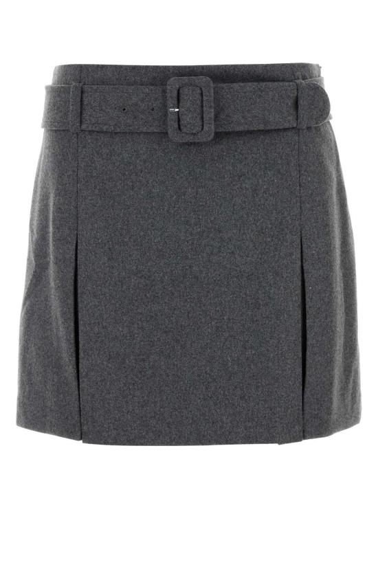  아페쎄 숏 스커트 A.P.C. 세실 미니 스커트 헤더그레이
