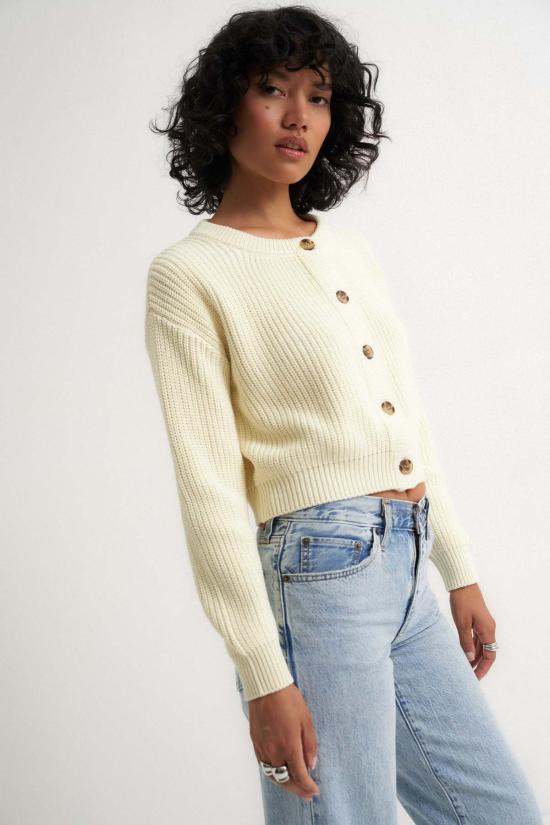  칼라한 니트웨어 가디건 캘러핸 니트웨어 크롭 카디건 - CALLAHAN KNITWEAR