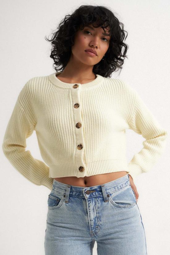  칼라한 니트웨어 가디건 캘러핸 니트웨어 크롭 카디건 - CALLAHAN KNITWEAR