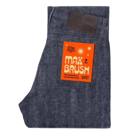  네이키드 & 페이머스 데님 팬츠 네이키드 앤 페이머스 트루 가이 13.75oz 맥스 브러시 셀비지 진 인디고