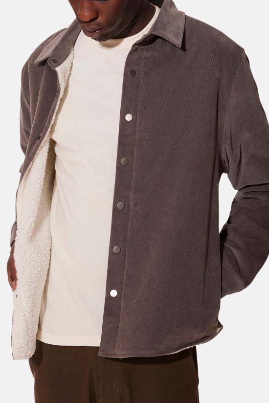  블루&크림 자켓 BCFW24OW11 BROWN - BLUE&CREAM