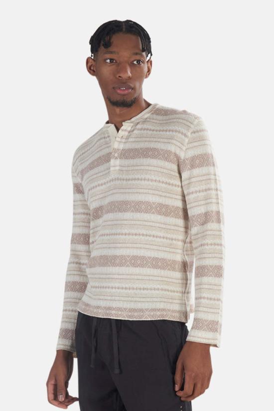  블루&크림 폴로 티셔츠 BCHENLEY 5 BROWN BRADY - BLUE&CREAM