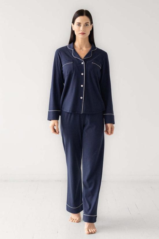  살루아 란제리 언더웨어 피마 코튼 클래식 파자마 - SALUA LINGERIE
