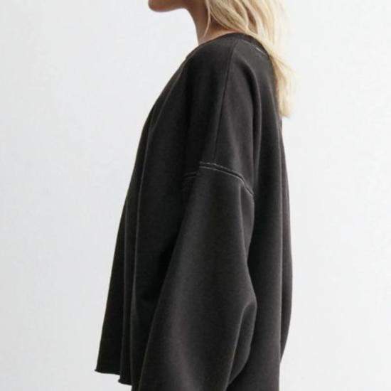  레이첼 코미 스웨터 폰더 스웨트셔츠 차콜 - RACHEL COMEY
