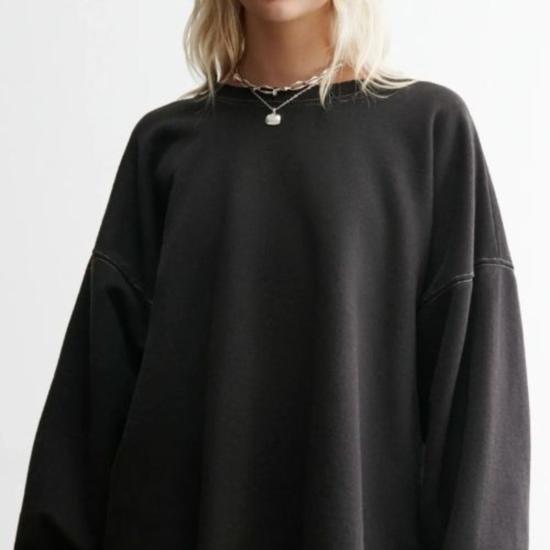  레이첼 코미 스웨터 폰더 스웨트셔츠 차콜 - RACHEL COMEY