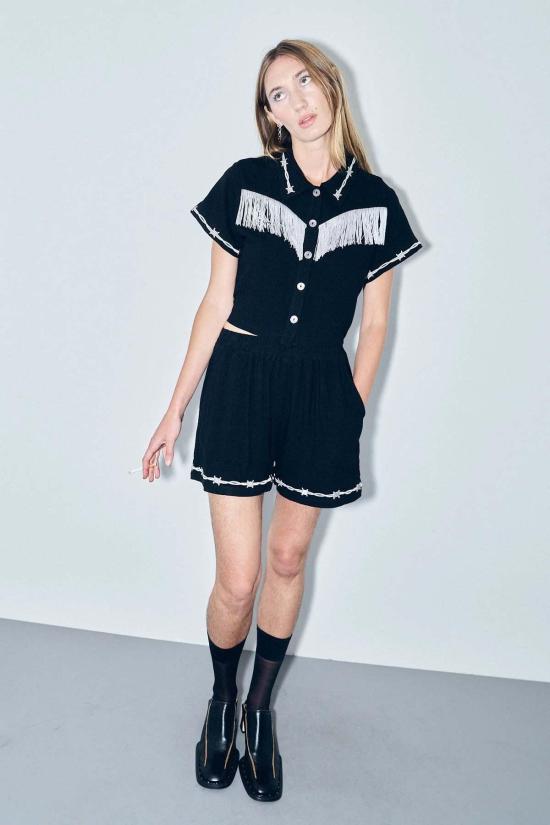  패션 브랜드 컴퍼니 숏팬츠 패션 브랜드 회사 Pammy 소프트 린넨 반바지 - FASHION BRAND COMPANY