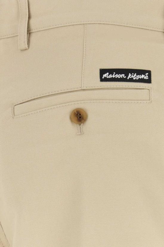  메종키츠네 스트레이트 팬츠 메종 키츠네 베이지 코토  듄 - MAISON KITSUNE
