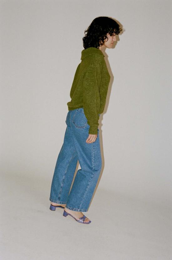  레지나표 데님 팬츠 레지나 표 모드  블루 - REJINA PYO