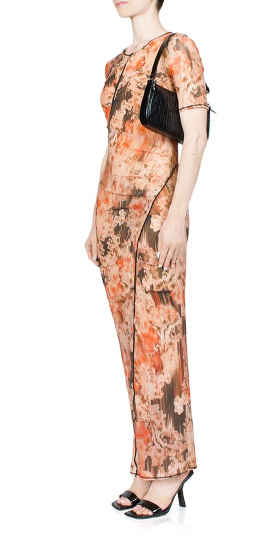  백앤브릿지 롱 원피스 Bec + Bridge Averil Tee Maxi Dress Glitch Floral - BEC + BRIDGE