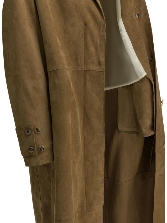 26FW 골든구스 아우터 페기 재킷 앤 코트 브라운 - GOLDEN GOOSE