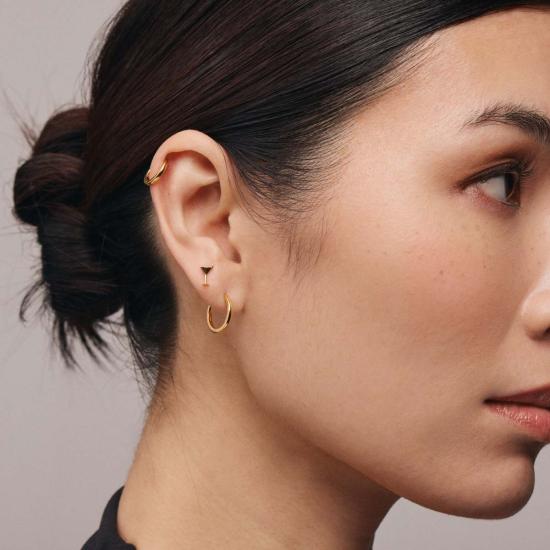  Whit Jewelry 싱글 이어링 화이트 주얼리 마티니 스터드 귀걸이 14K 옐로우 골드 - OTHER BRANDS