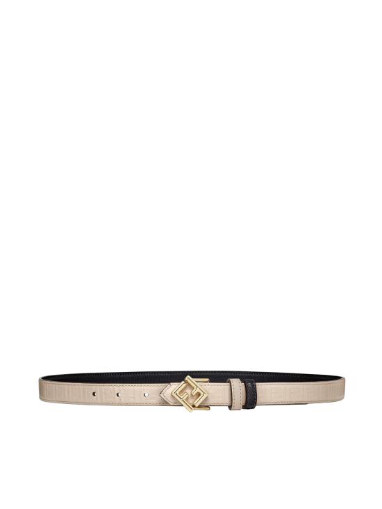 26SS 펜디 벨트 8C0687 ANH8F0E6E BLACK BEIGE - FENDI