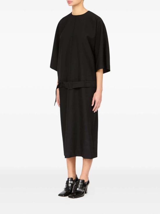  마르지엘라 미디 원피스 메종  벨티드 드롭웨이스트 드레스 - MAISON MARGIELA
