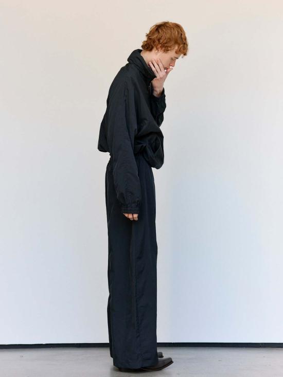  MM6 메종마르지엘라 자켓 Mm6 메종 마르지엘라 블랙 나일론 윈드브레이커 재킷 - MM6 MAISON MARGIELA