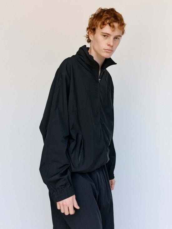  MM6 메종마르지엘라 자켓 Mm6 메종 마르지엘라 블랙 나일론 윈드브레이커 재킷 - MM6 MAISON MARGIELA