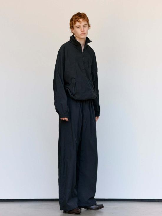  MM6 메종마르지엘라 자켓 Mm6 메종 마르지엘라 블랙 나일론 윈드브레이커 재킷 - MM6 MAISON MARGIELA