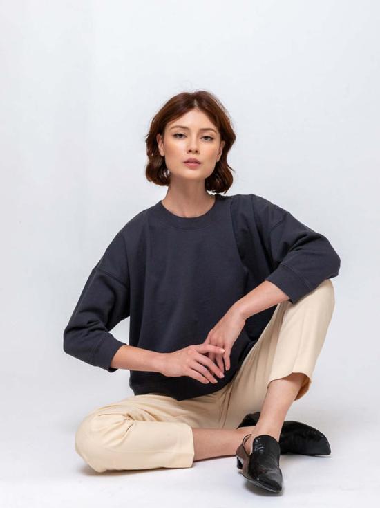  MONDAY12 스웨터 월요일12 노가 스웨트셔츠