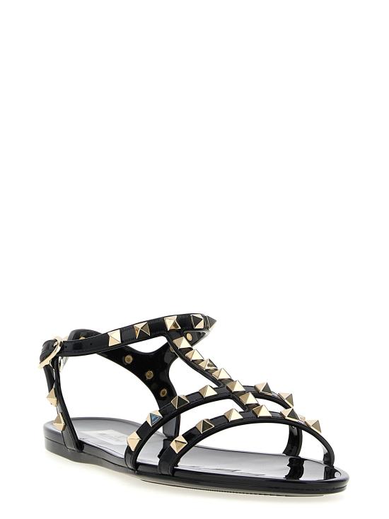 26FW 발렌티노 가라바니 샌들 락스터드  블랙 - VALENTINO GARAVANI