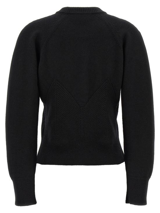  알렉산더 맥퀸 스웨터 셰브론 코르셋  블랙 - ALEXANDER MCQUEEN