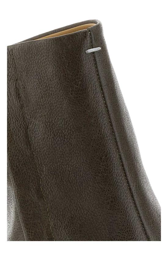  마르지엘라 부츠 Maison Margiela 가죽 타비 앵클  콜드브라운 - MAISON MARGIELA