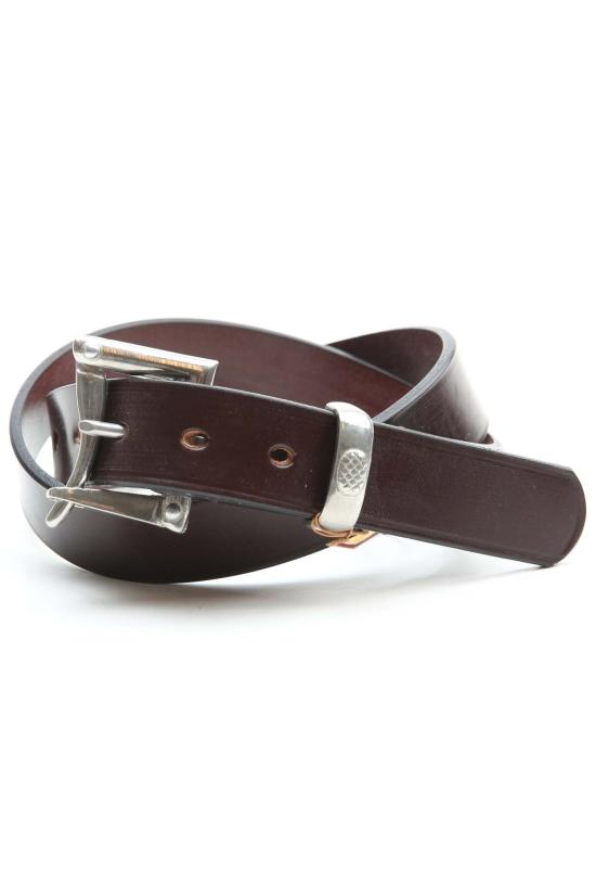  Faizey Leather Goods Ltd. 벨트 Faizey Leather 1.25 퀵 릴리스 퓨터 버클  체스트넛
