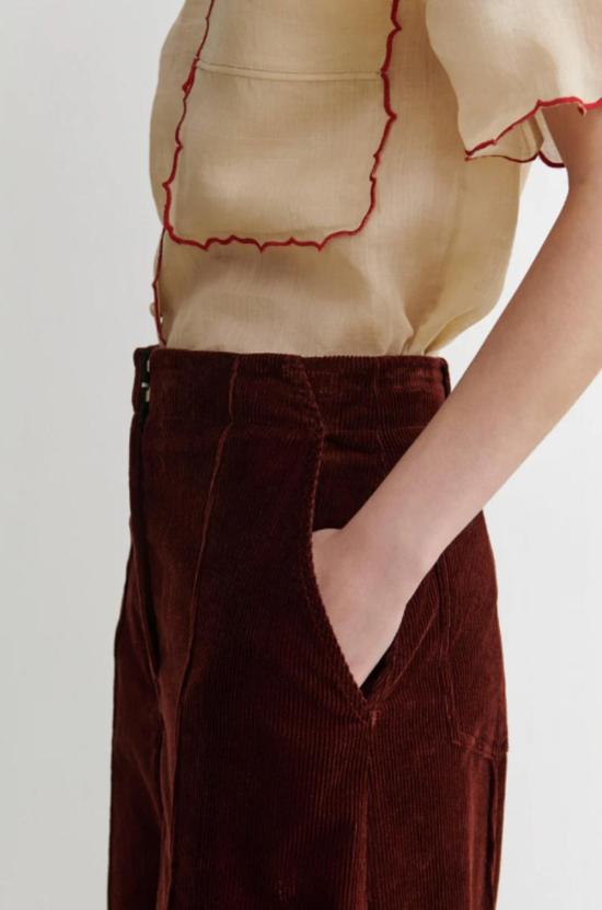  레이첼 코미 스트레이트 팬츠 라넷 팬트 브릭 - RACHEL COMEY