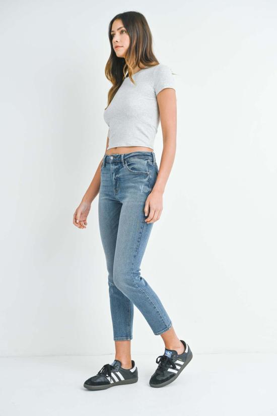  저스트 블랙 데님 데님 팬츠 BP461J BLUE - JUST BLACK DENIM