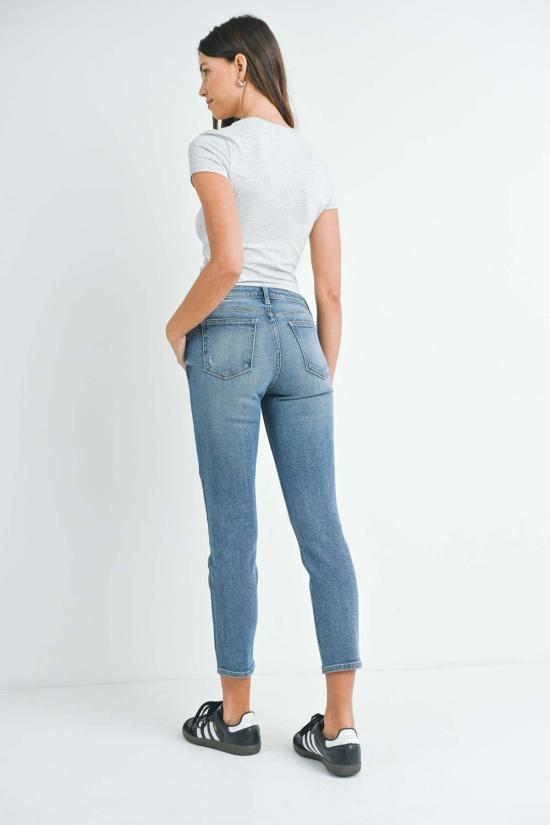  저스트 블랙 데님 데님 팬츠 BP461J BLUE - JUST BLACK DENIM
