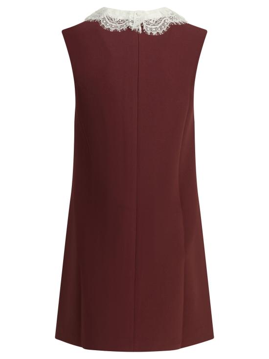 26FW 셀프 포트레이트 숏 원피스 PF26001SBBUBURGUNDY - SELF PORTRAIT