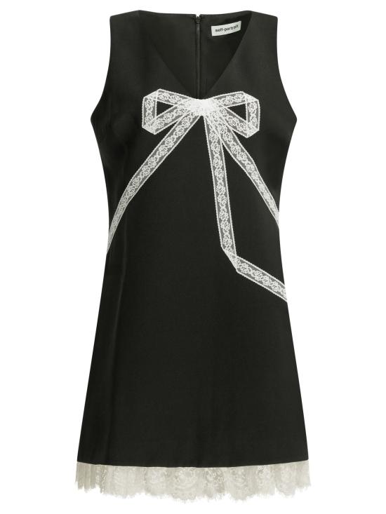 26FW 셀프 포트레이트 숏 원피스 PF26004SBBLACK