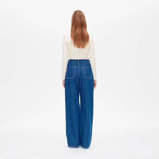  바움 운드 페르드가르텐 데님 팬츠 Baum und Pferdgarten Nanny Jeans 라이트 웨어 데님 - BAUM UND PFERDGARTEN